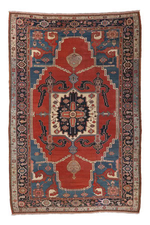 Mansion-Size Serapi Rug, Persia, Late 19th C., 11'10'' x 18'0''