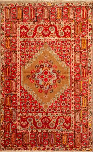 No Reserve - Antique Turkish Ghiordes 6 ft x 3 ft 9 in (1.82 m x 1.14 m)