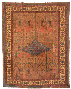 Bonhams Skinner : Bahkshaish Carpet 11 ft. 2 in. x 13 ft. 5 in.