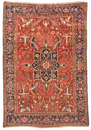 Bonhams Skinner : Heriz Carpet 10 ft. 10 in. x 14 ft. 9 in.