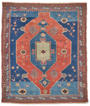 Bonhams Skinner : Avar Rug Caucasus 3 ft. 9 in. x 4 ft. 6 in.
