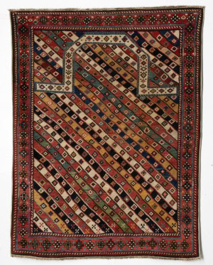 SHIRVAN PRAYER RUG, EAST CAUCASUS, C 1890